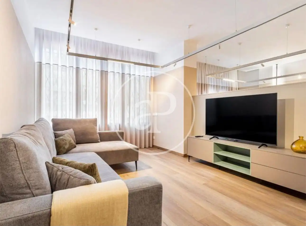 Sala de estar de Piso de alquiler en Valencia con Aire acondicionado, Calefacción y Terraza