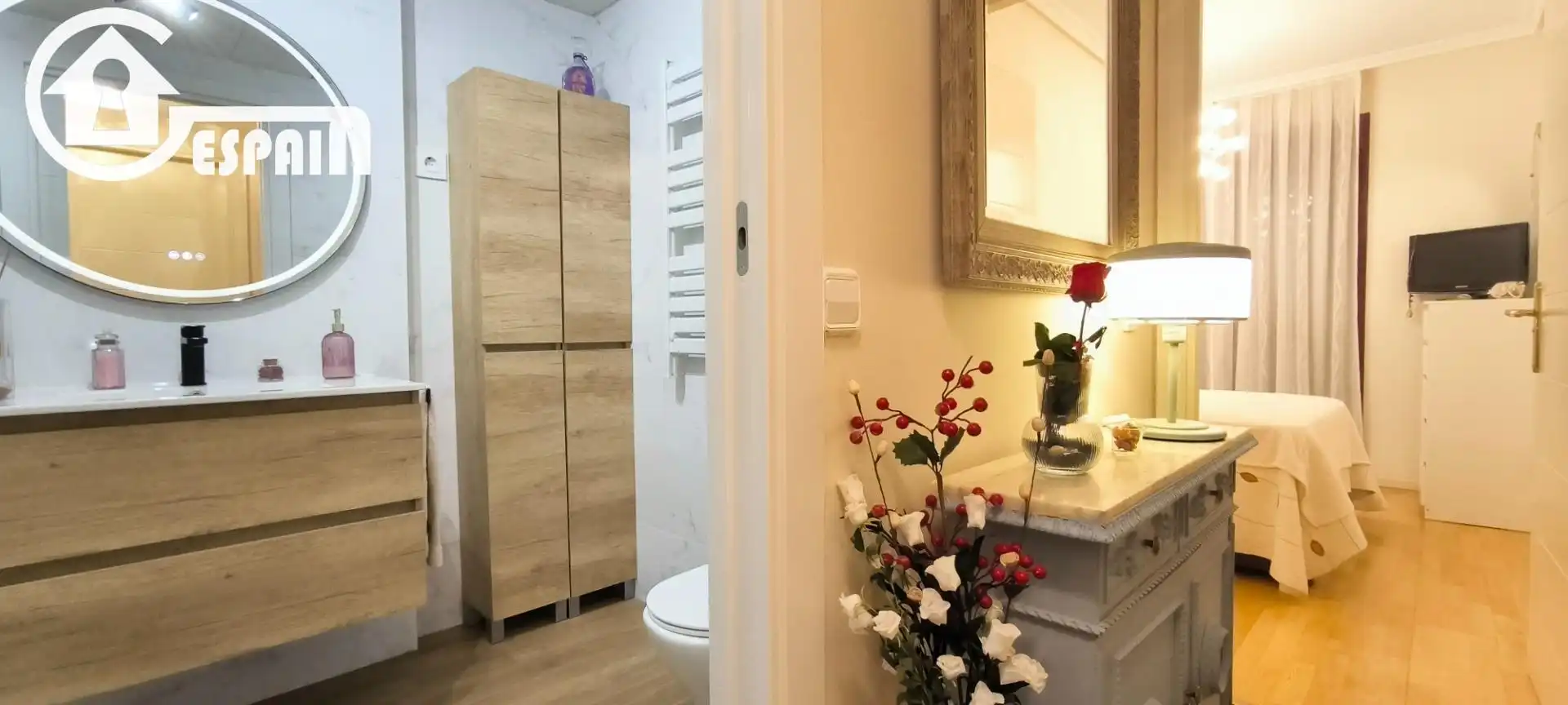 Bathroom of Flat for sale in Madrid  with Air Conditioner, Heating and Private garden