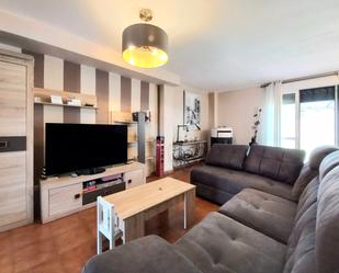Sala d'estar de Casa adosada en venda en Valdorros amb Jardí privat, Parquet i Traster