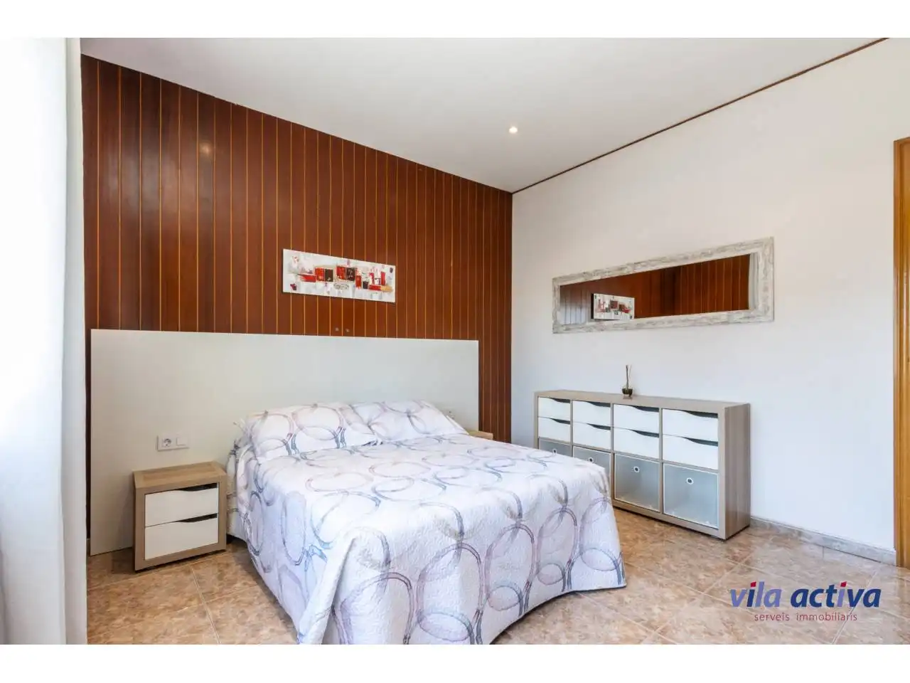 Dormitori de Casa adosada en venda en Terrassa amb Calefacció i Terrassa