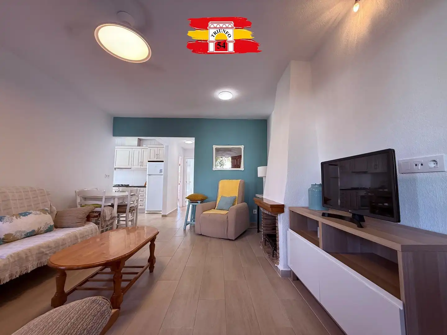Sala de estar de Planta baja en venta en Pilar de la Horadada con Aire acondicionado, Jardín privado y Terraza
