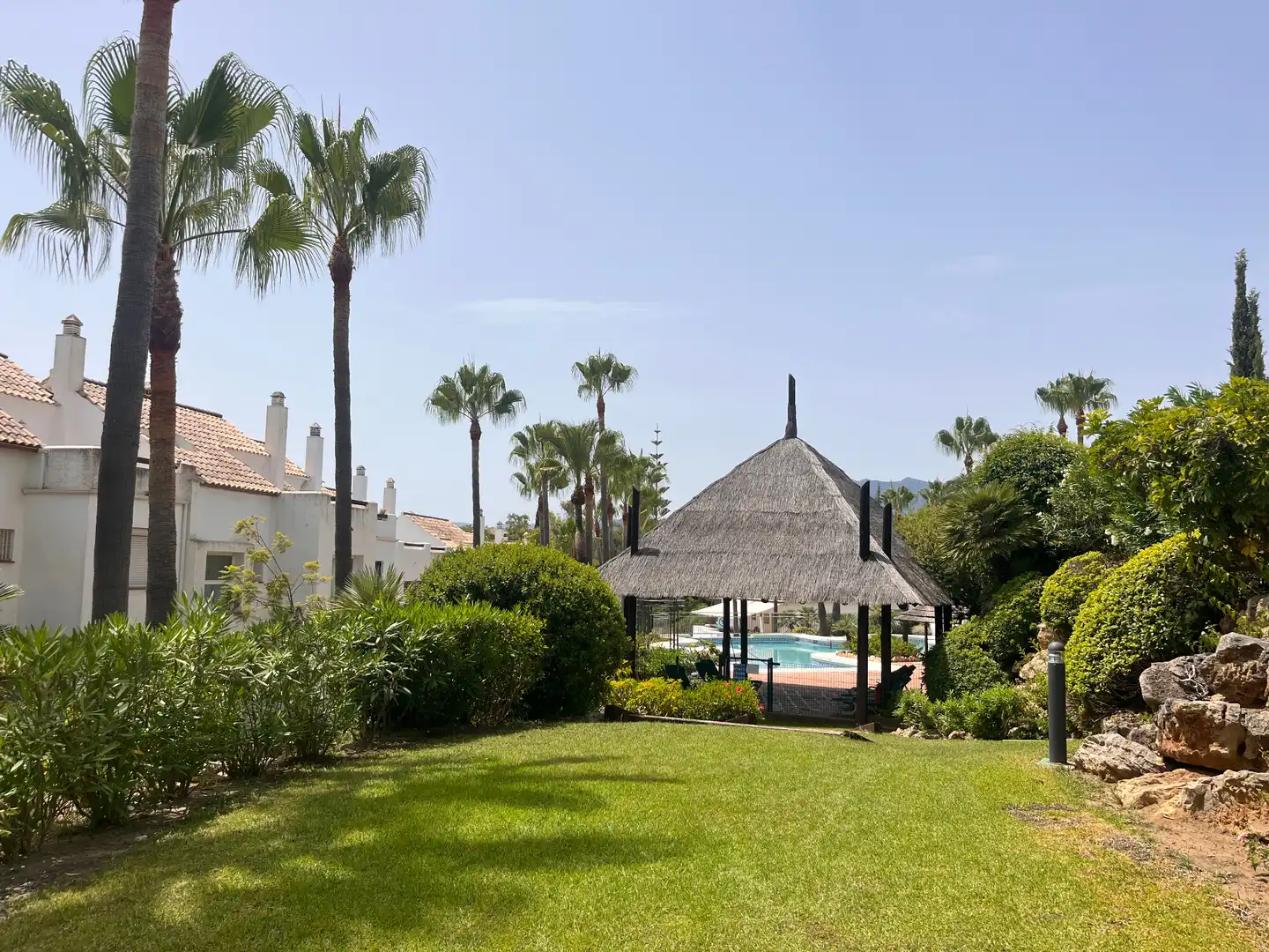 Jardí de Casa adosada en venda en Marbella amb Jardí privat, Terrassa i Moblat