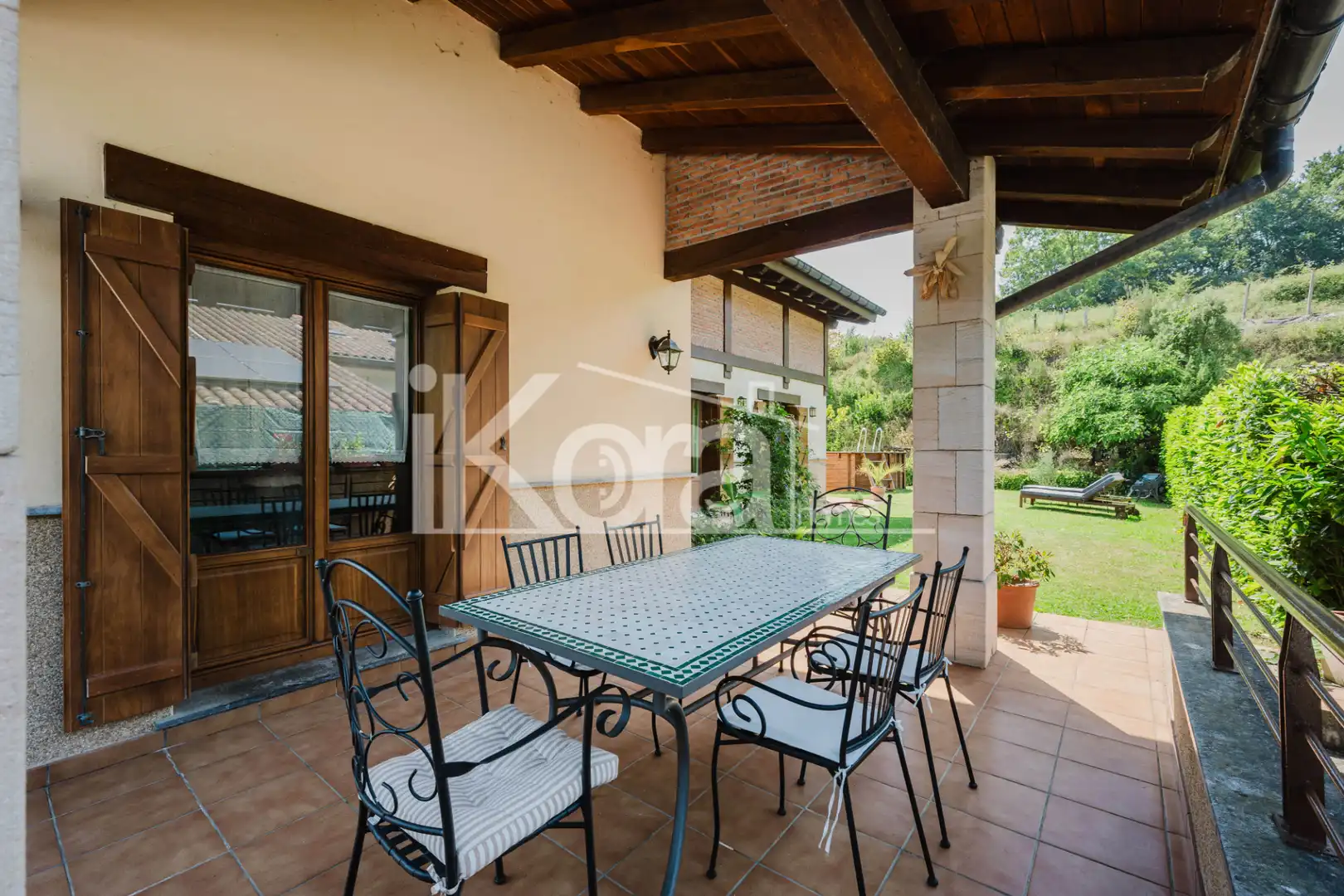 Terraza de Casa adosada en venta en Bergara con Calefacción, Jardín privado y Parquet