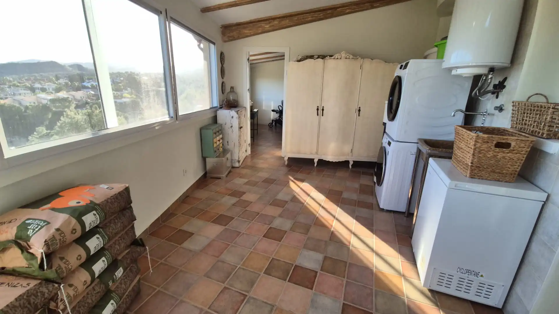 Cuina de Casa adosada en venda en Murcia amb Aire condicionat, Jardí privat i Terrassa