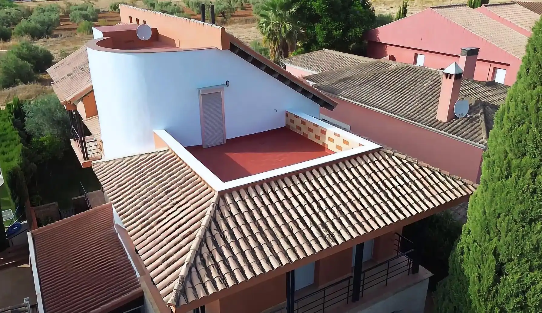 Terraza de Casa o chalet en venta en Bormujos con Aire acondicionado, Calefacción y Jardín privado