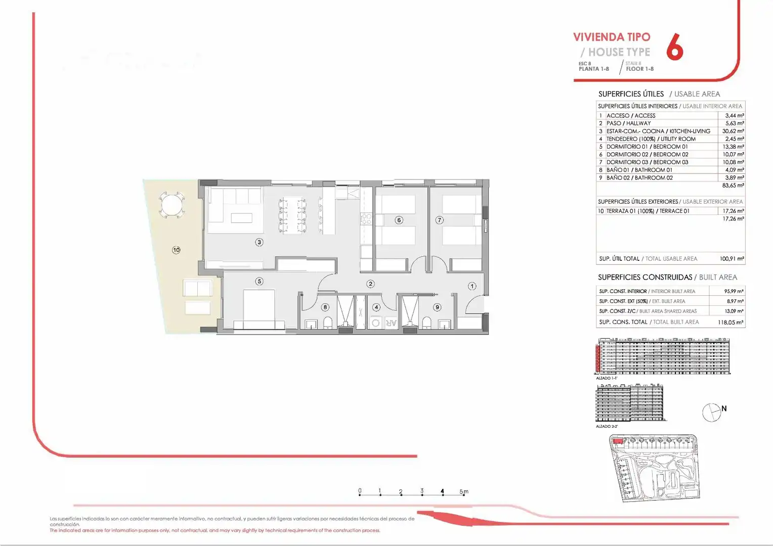 Apartament amb piscina en venda a Playa del Acequión, Náufragos y Rocío del Mar, imagen 17