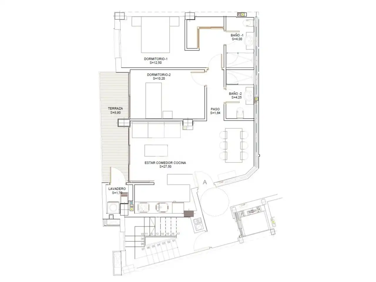 Flat for sale in Murcia  with Air Conditioner, Terrace and Storage room
