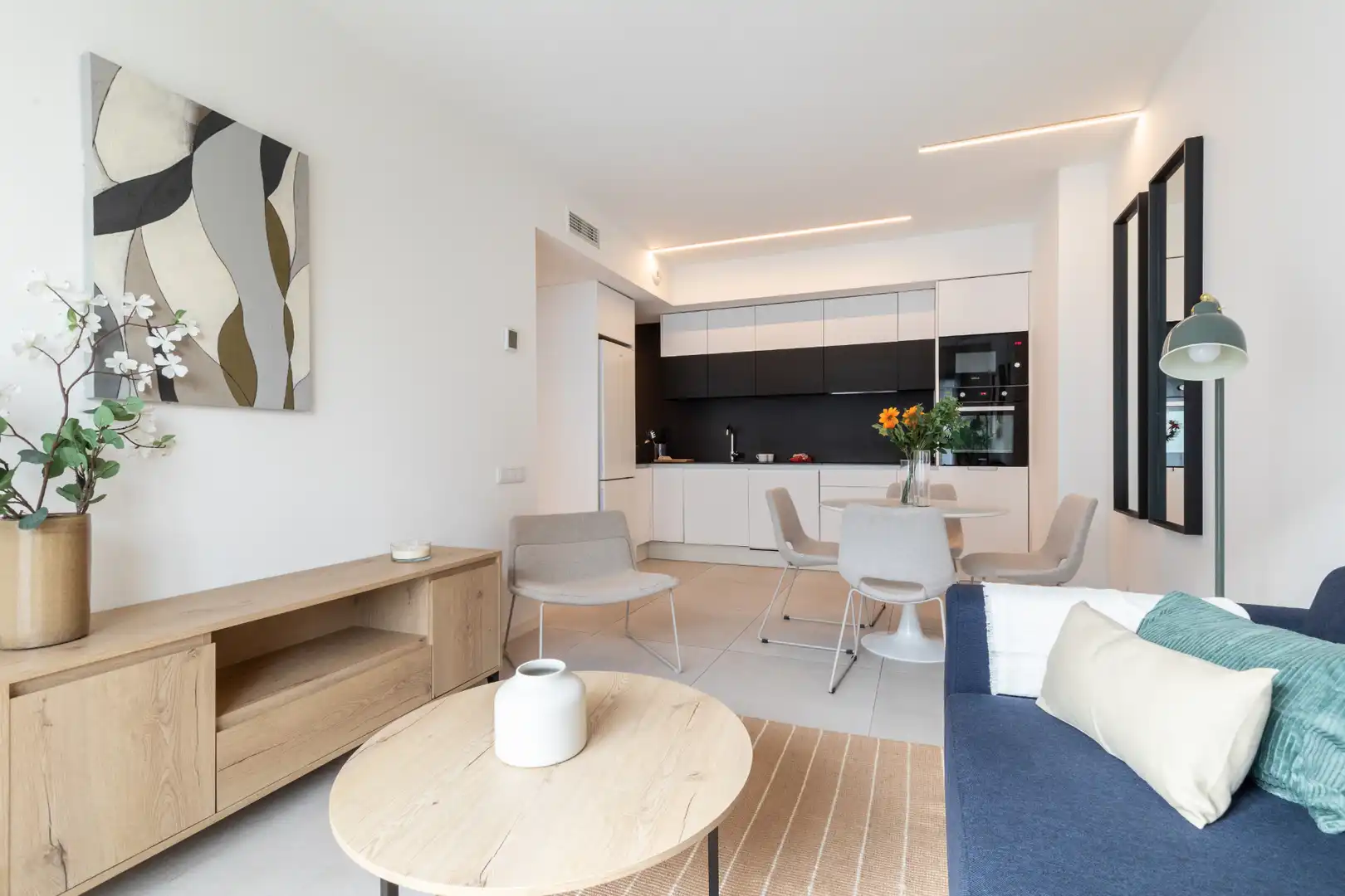 Sala d'estar de Pis en venda en Barcelona amb Aire condicionat, Calefacció i Terrassa