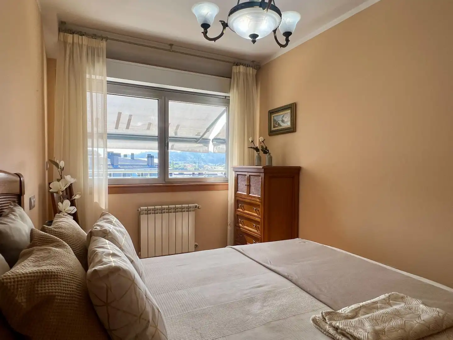 Bedroom of Flat for sale in Cambre   with Heating, Terrace and Storage room