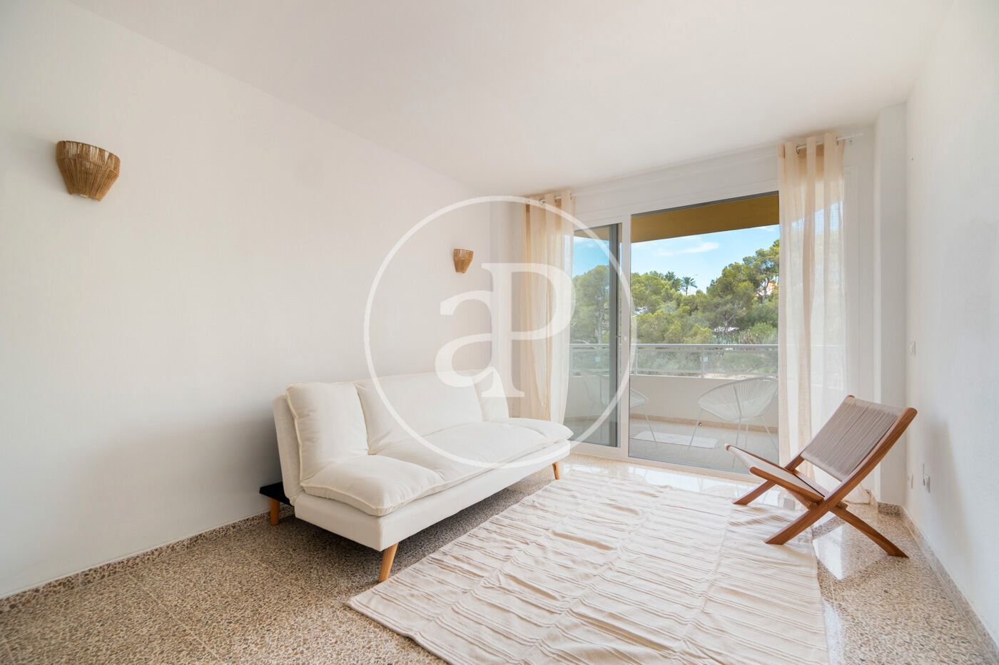 Bedroom of Flat for sale in Calvià  with Terrace, Furnished and Community pool