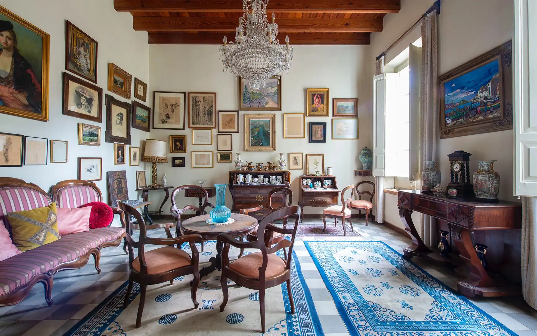 Sala de estar de Casa o chalet en venta en Figueres con Aire acondicionado, Jardín privado y Terraza
