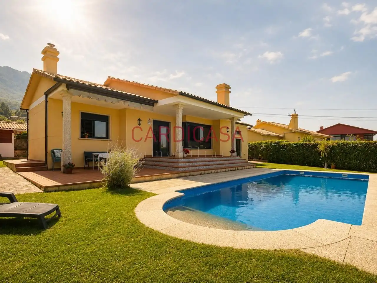 Vista exterior de Casa o chalet en venta en Oia con Calefacción, Jardín privado y Trastero