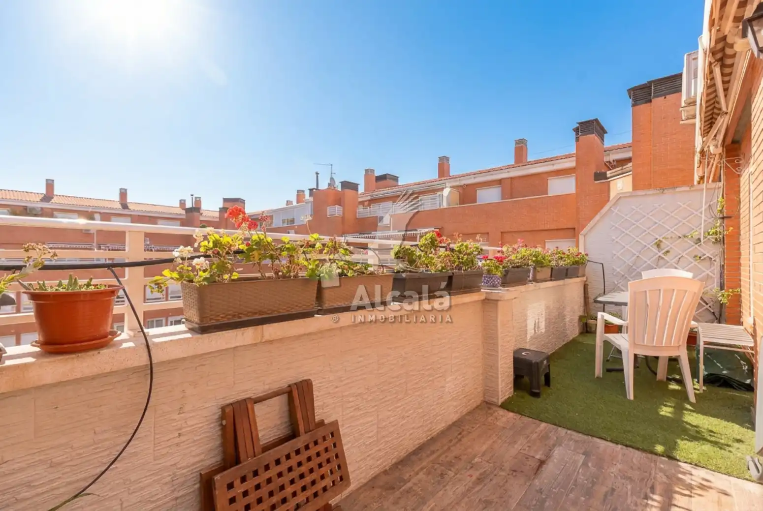 Terraza de Piso en venta en Arganda del Rey con Aire acondicionado, Calefacción y Jardín privado