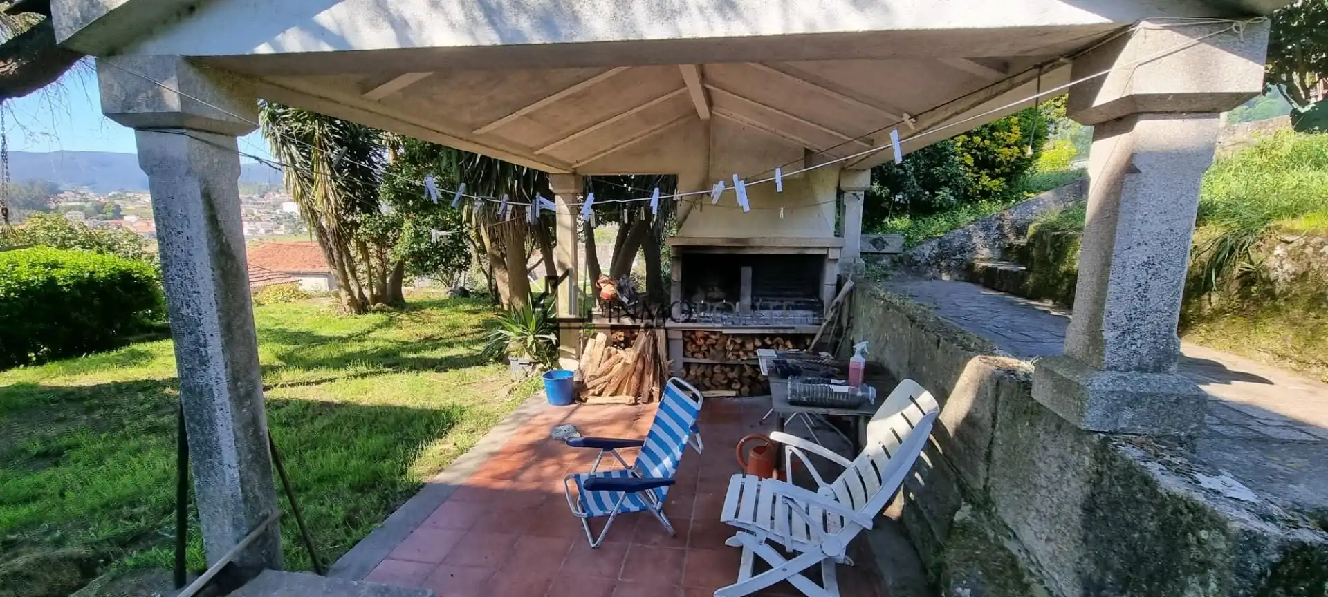 Jardí de Casa o xalet en venda en Pontevedra Capital  amb Calefacció, Jardí privat i Terrassa