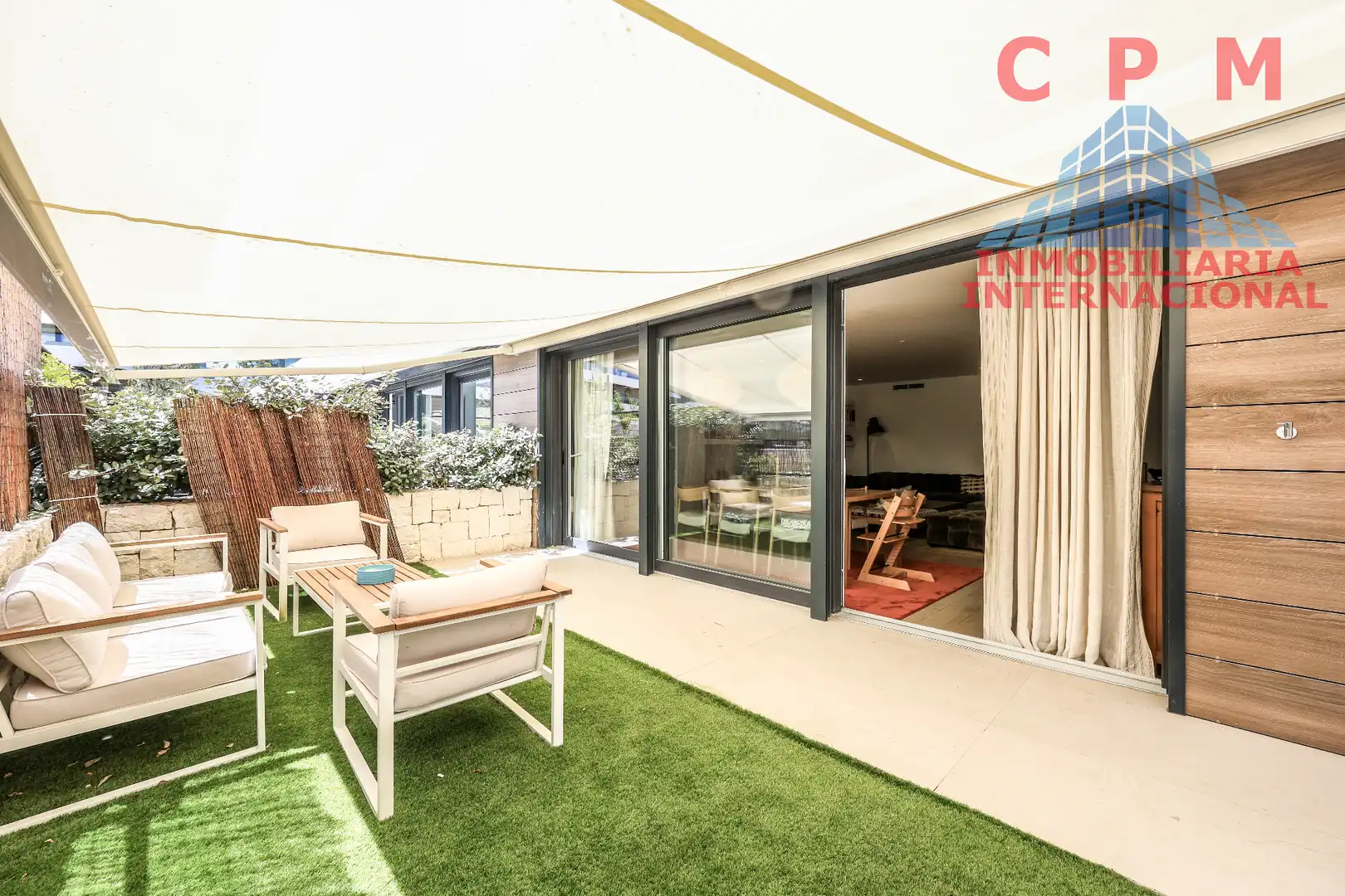 Terrace of Flat for rent in La Moraleja  with Air Conditioner, Heating and Private garden