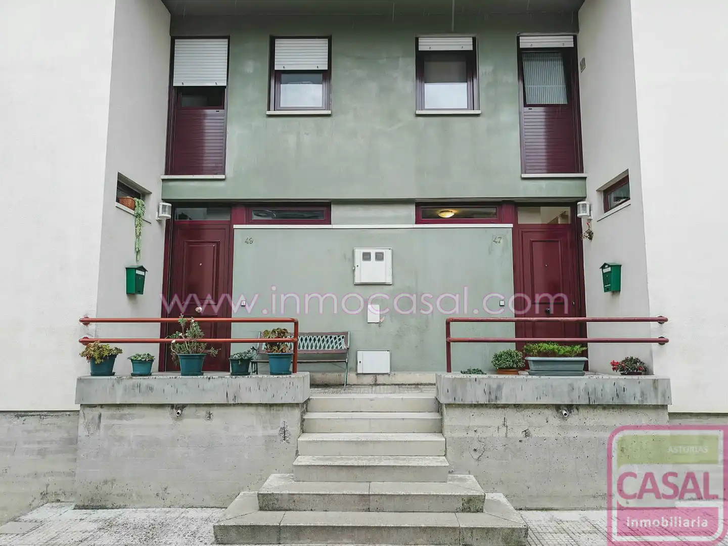 Exterior view of Houses for sale in Ribera de Arriba  with Heating and Terrace