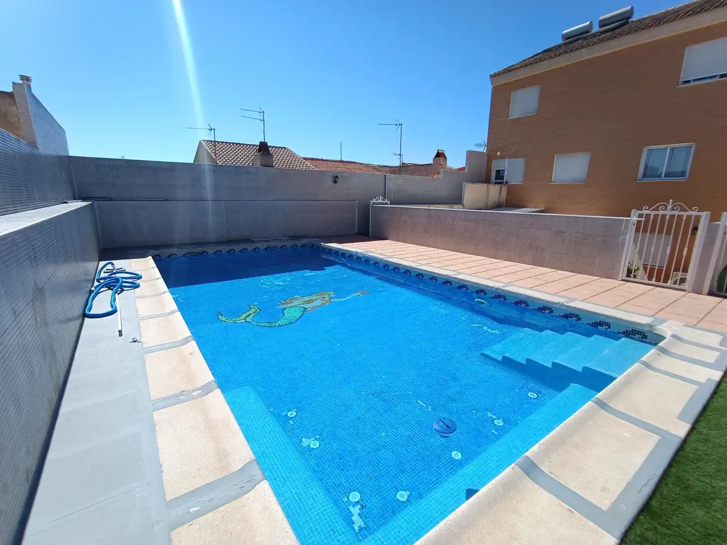 Swimming pool of Detached homes for sale in Molina de Segura  with Air Conditioner, Heating and Terrace