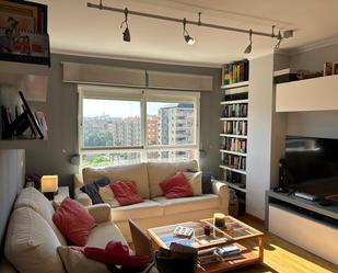 Sala d'estar de Pis de lloguer en  Valencia Capital amb Aire condicionat i Parquet
