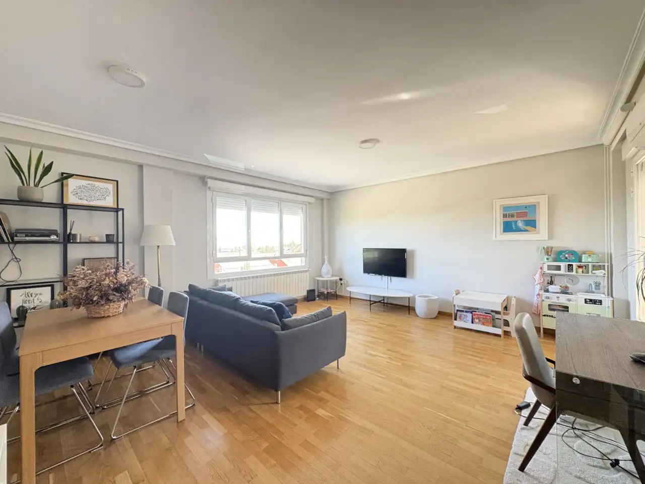 Wohnzimmer von Maisonette zur Miete in Torrelodones mit Klimaanlage, Heizung und Terrasse