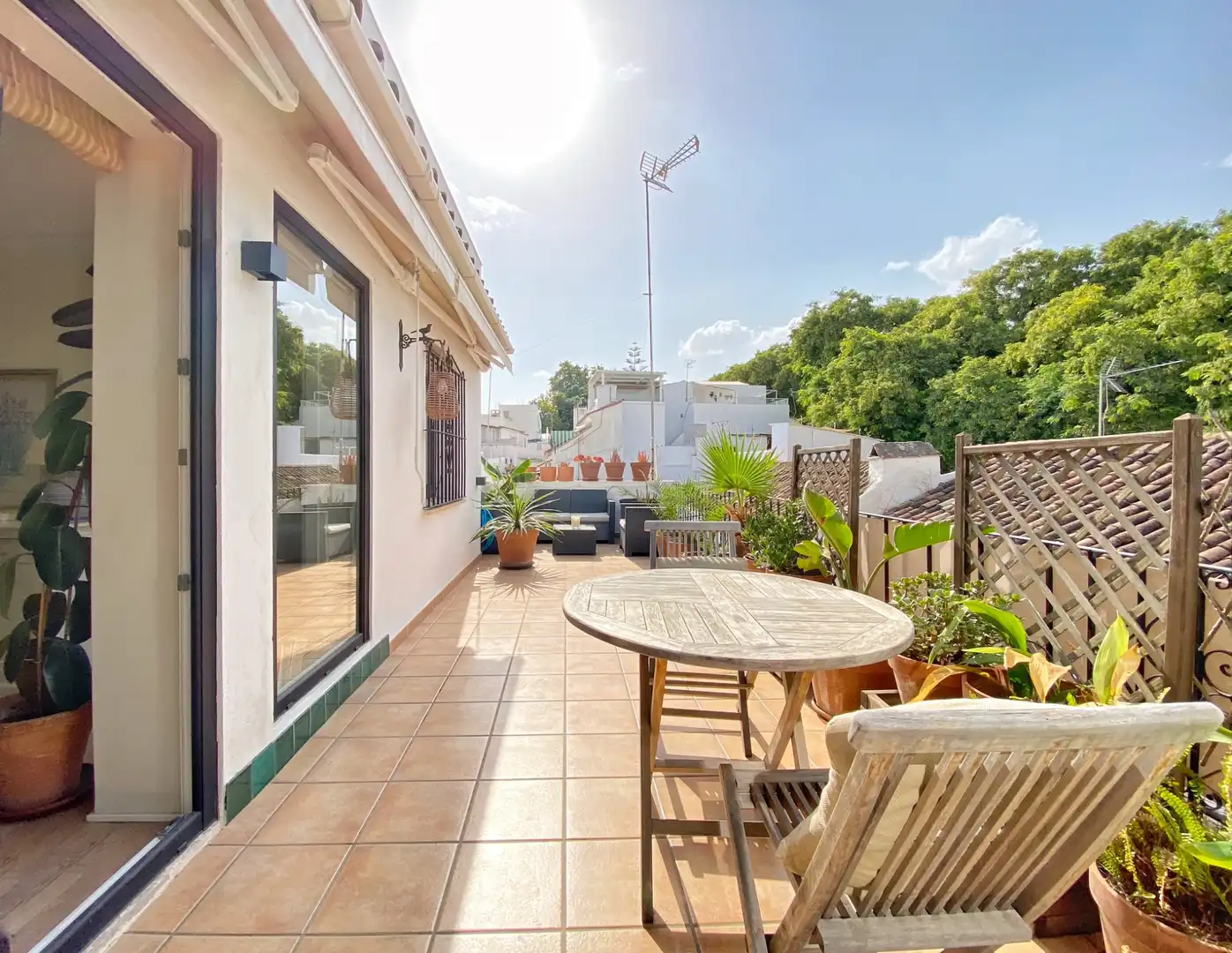 Terrassa de Àtic en venda en Marbella amb Aire condicionat, Terrassa i Moblat