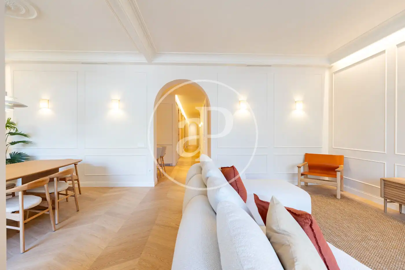 Sala de estar de Piso en venta en Barcelona con Aire acondicionado, Calefacción y Amueblado