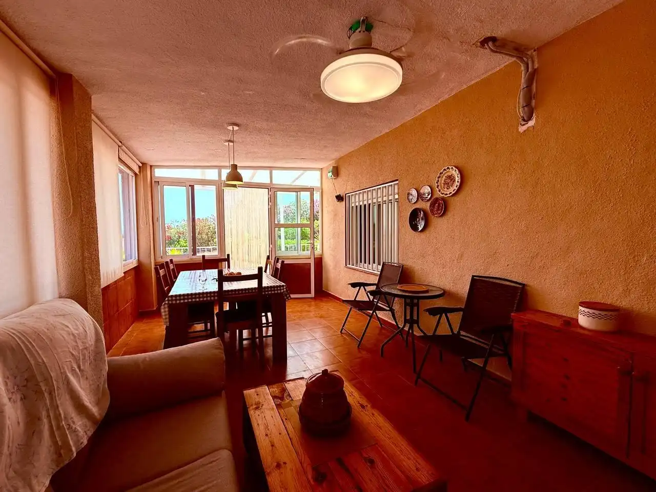 Dining room of Houses for sale in Godelleta  with Air Conditioner, Private garden and Terrace