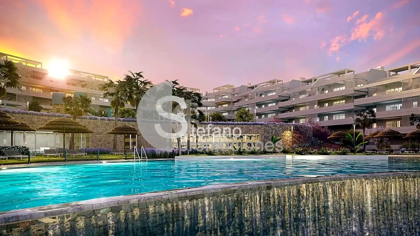 Schwimmbecken von Wohnung zum Verkauf in Málaga mit Klimaanlage, Heizung und Terrasse