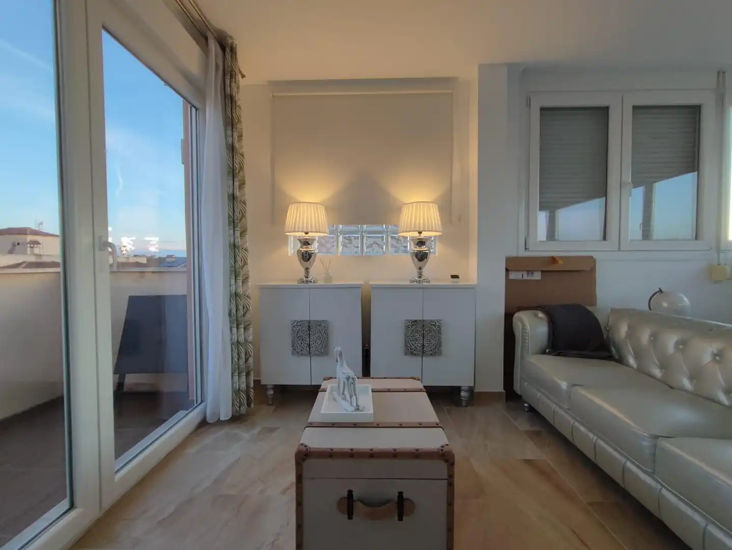 Sala de estar de Ático en venta en Llucmajor con Aire acondicionado, Balcón y Piscina comunitaria