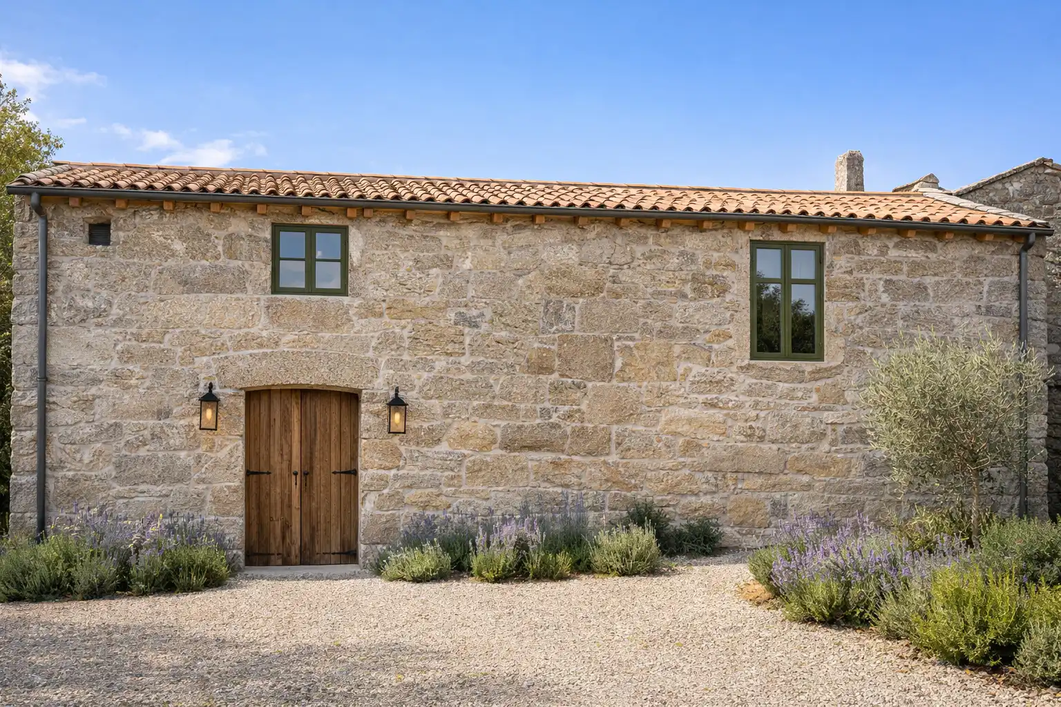Vista exterior de Casa adosada en venta en A Lama   con Jardín privado