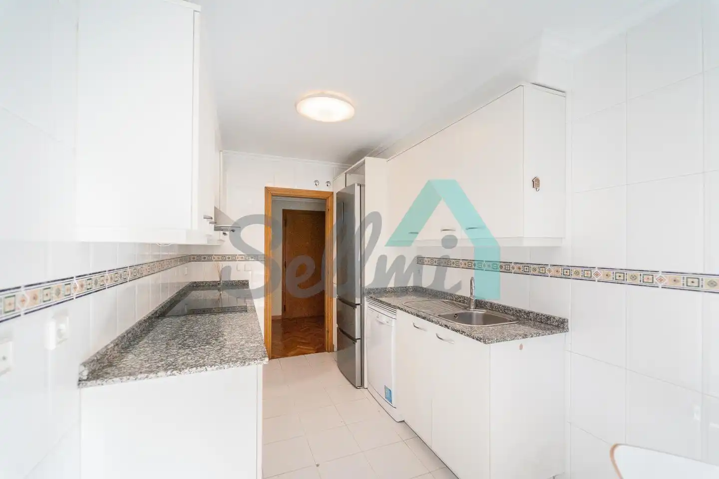 Kitchen of Flat for rent in Oviedo   with Heating, Parquet flooring and Storage room