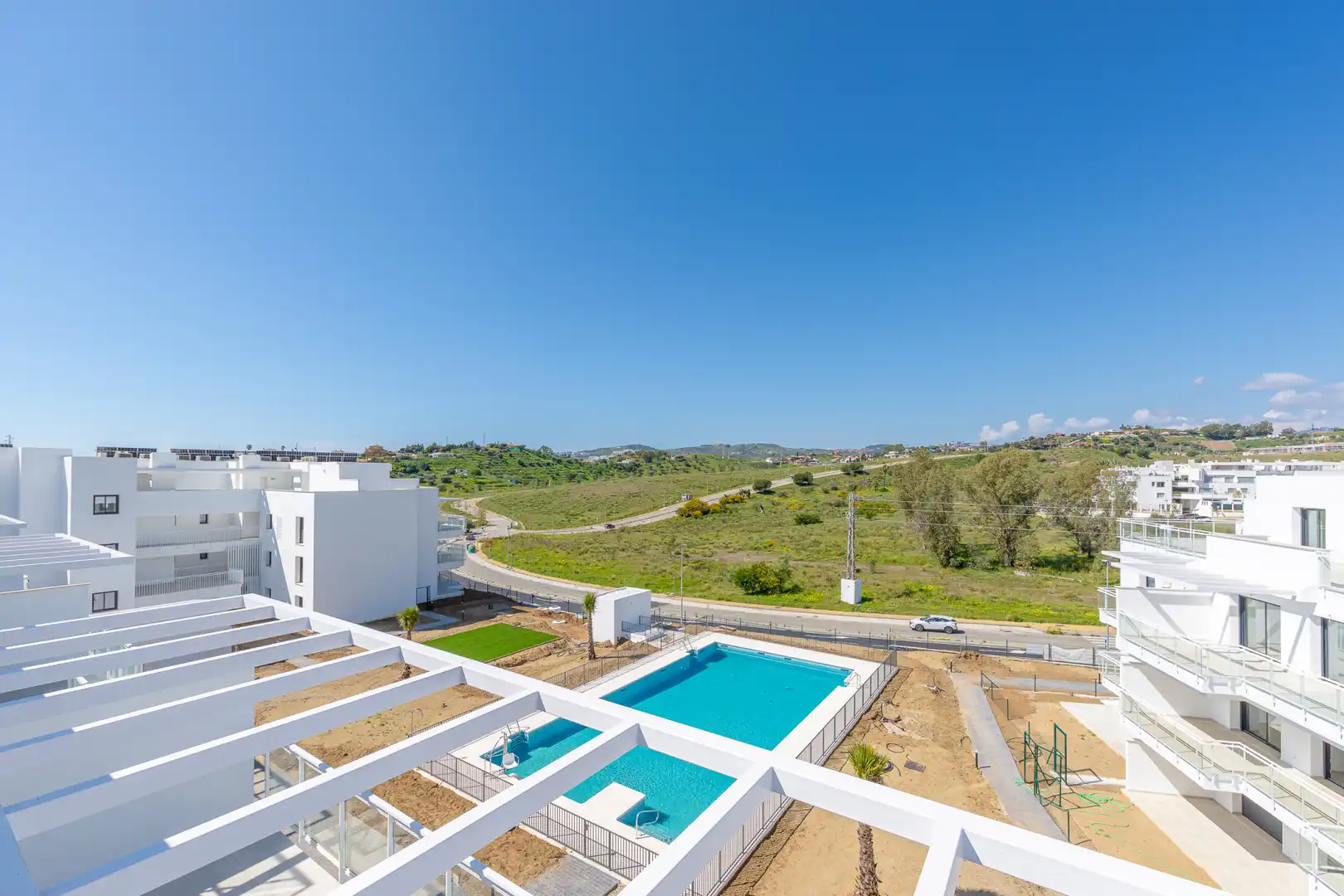 Swimming pool of Attic for sale in Mijas  with Air Conditioner, Terrace and Swimming Pool