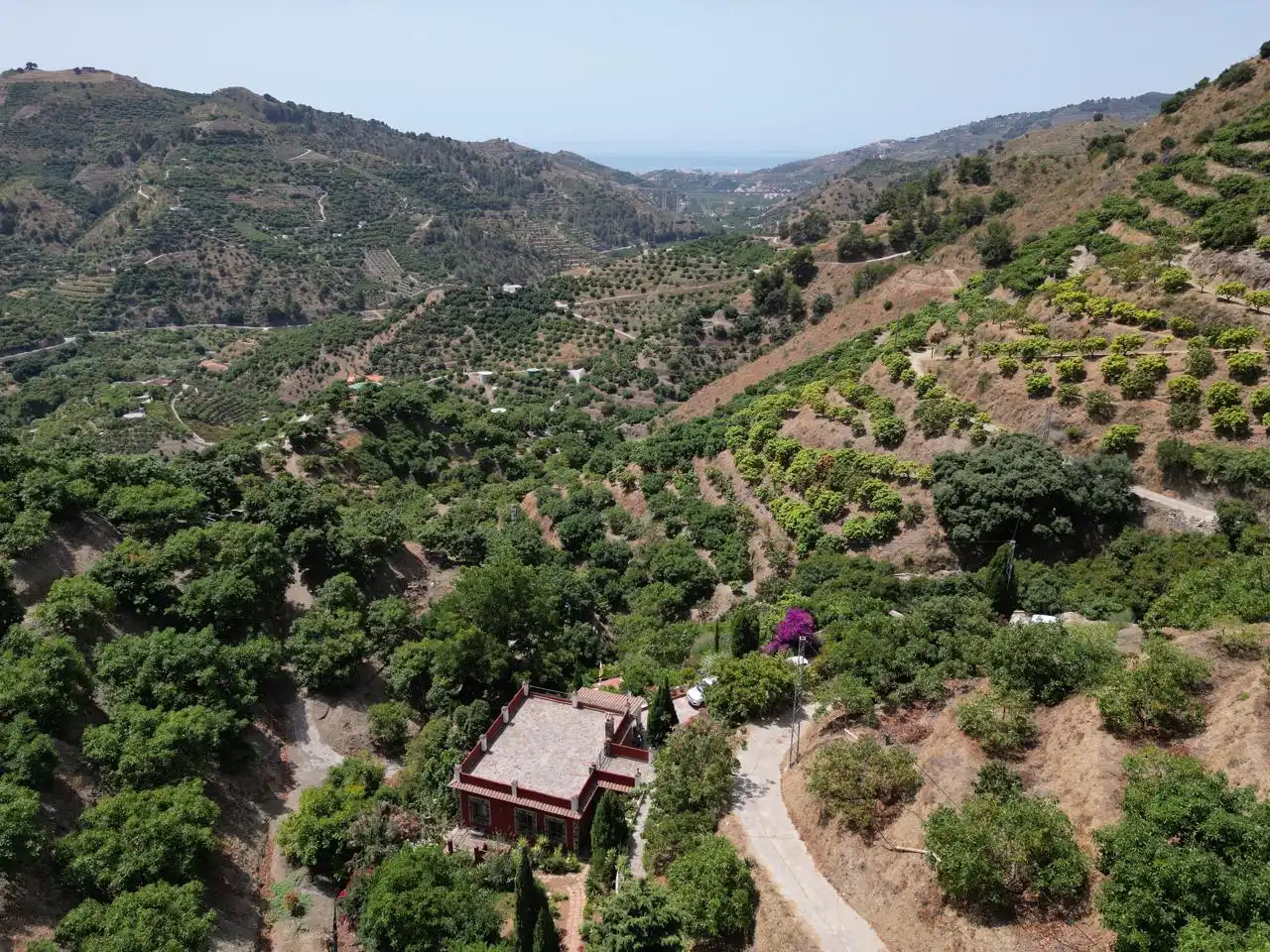 Vista exterior de Finca rústica en venta en Jete con Aire acondicionado, Jardín privado y Terraza