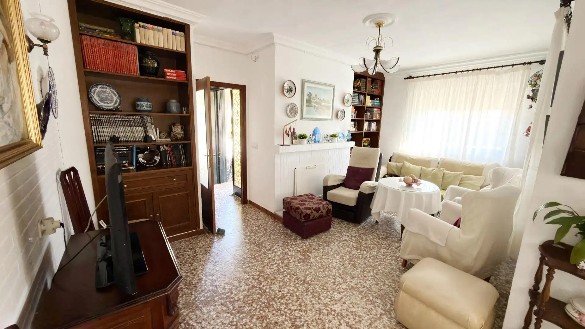 Living room of Houses for sale in Islantilla  with Air Conditioner, Private garden and Terrace
