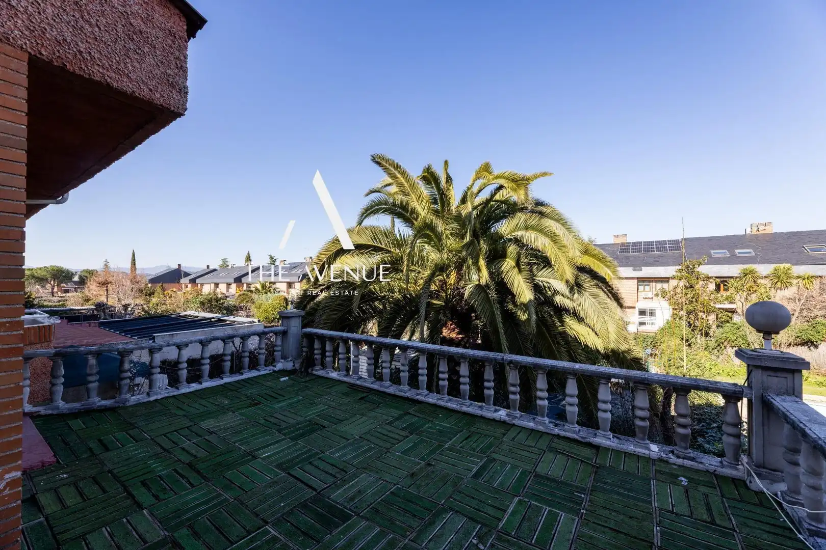 Terrassa de Casa adosada en venda en Las Rozas de Madrid amb Calefacció, Jardí privat i Parquet