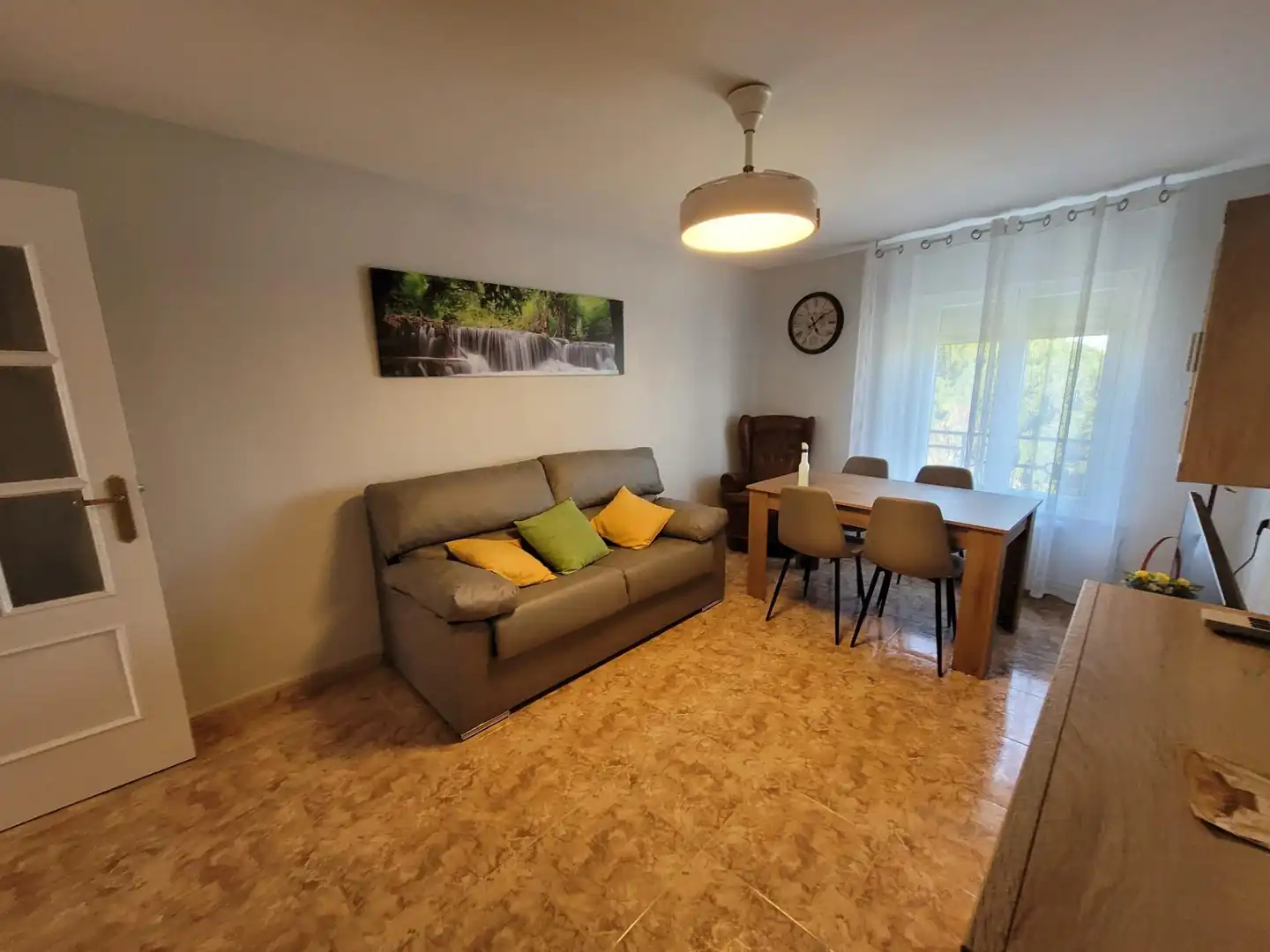 Living room of Flat for rent in Salamanca  with Heating and Furnished