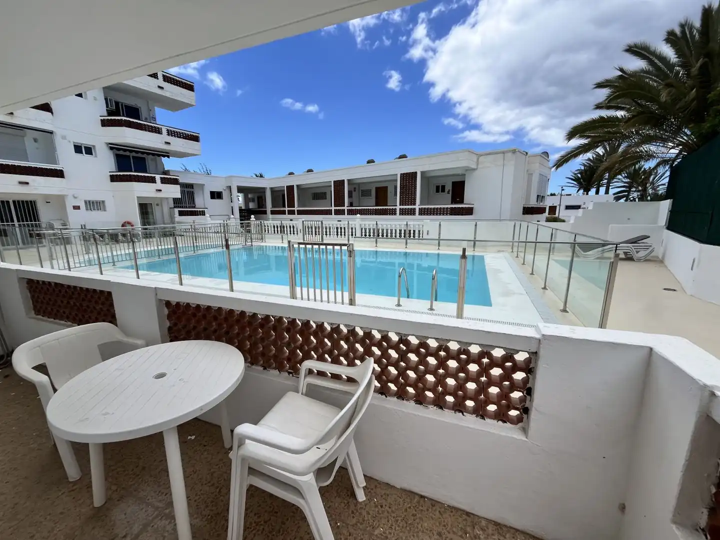 Piscina de Apartamento de alquiler en San Bartolomé de Tirajana con Terraza, Amueblado y Piscina comunitaria