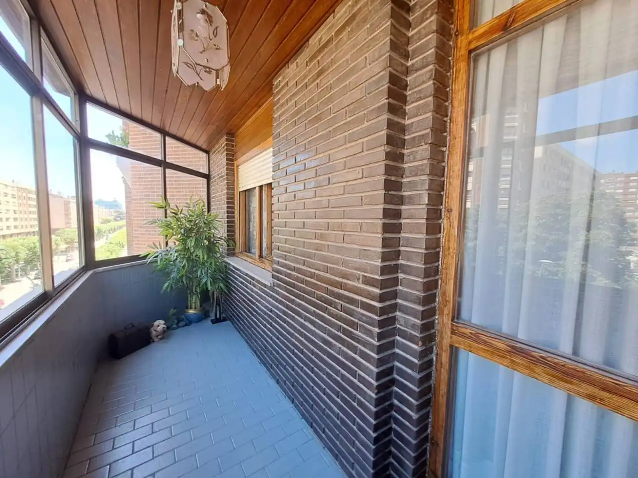Balcony of Flat for sale in Burgos  with Heating, Terrace and Alarm