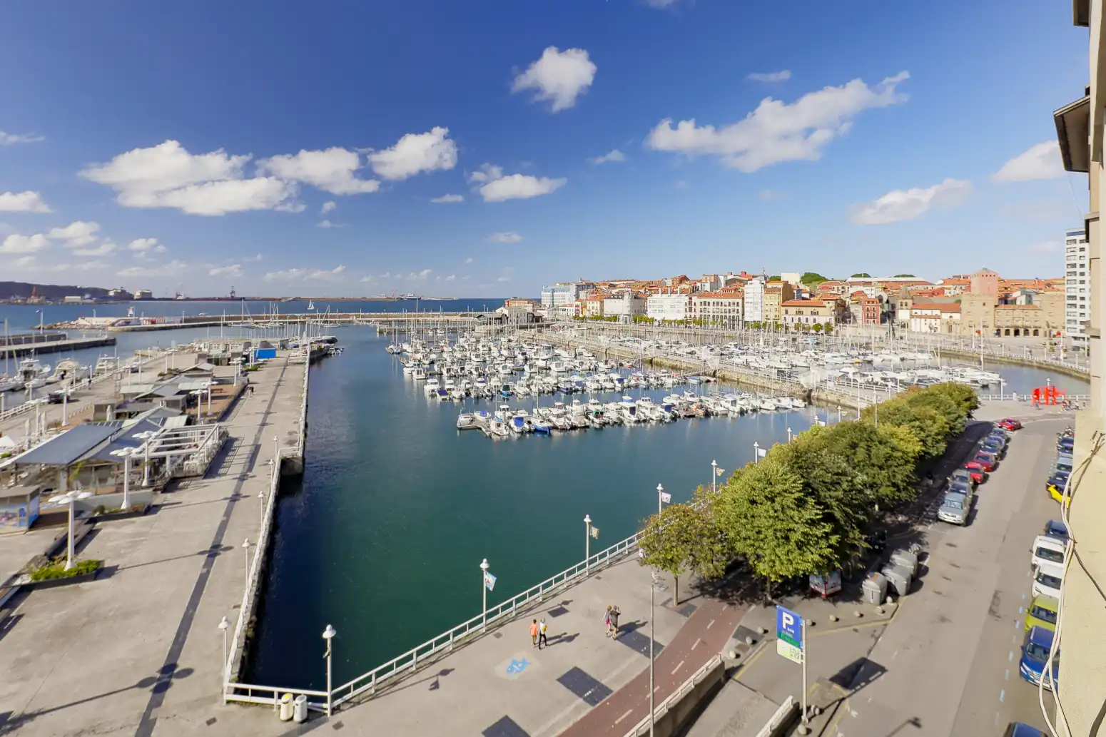 Exterior view of Flat for sale in Gijón   with Heating, Parquet flooring and Storage room