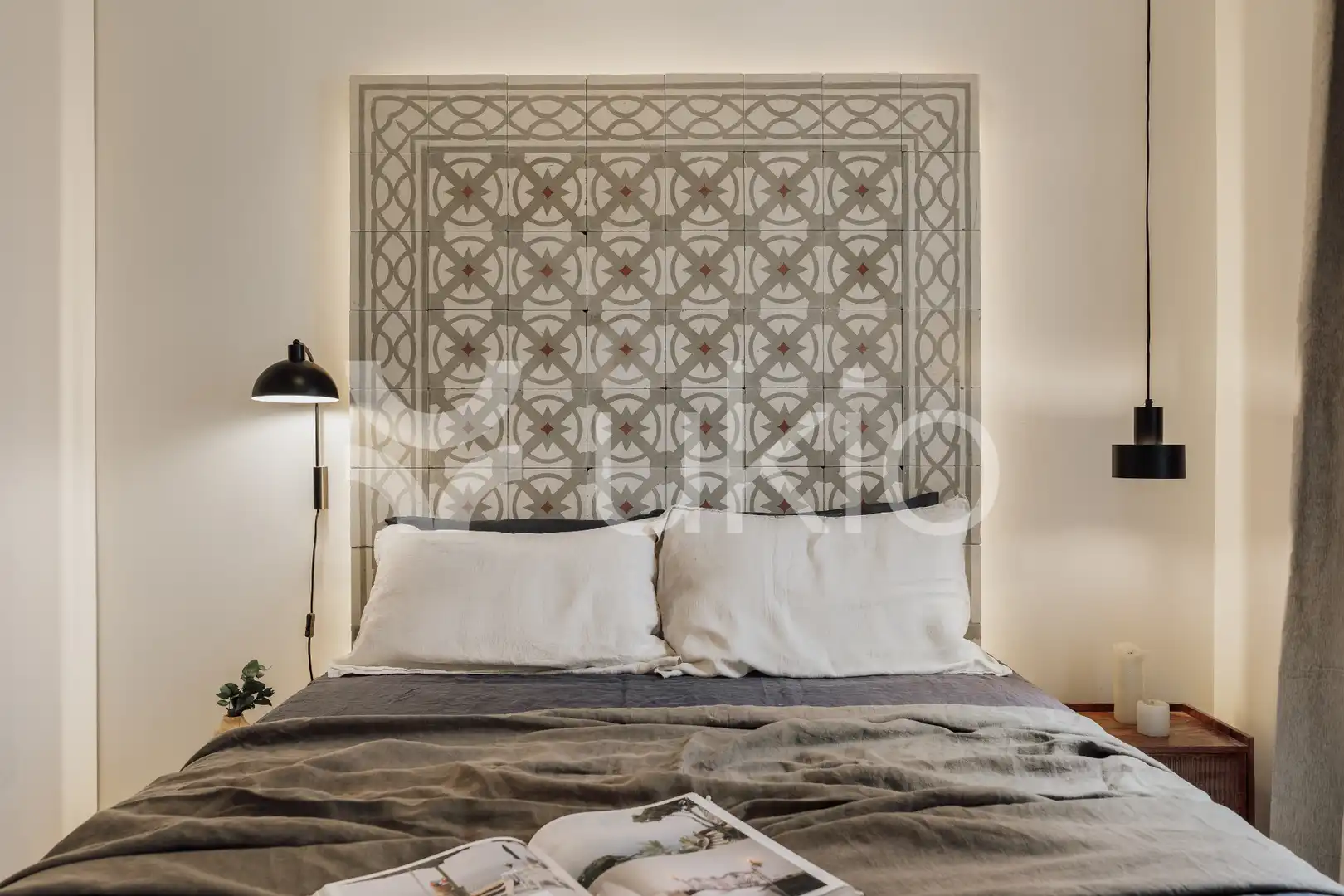 Habitación de Apartamento de alquiler en Barcelona con Aire acondicionado, Calefacción y Amueblado