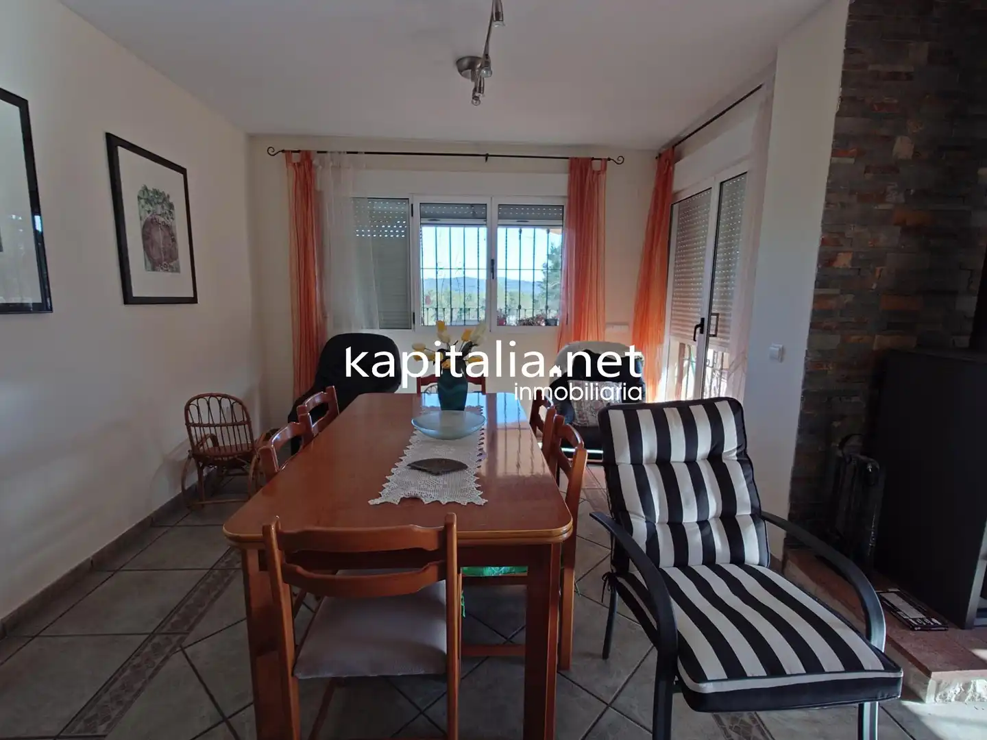Dining room of Houses for sale in Bocairent  with Heating, Terrace and Storage room