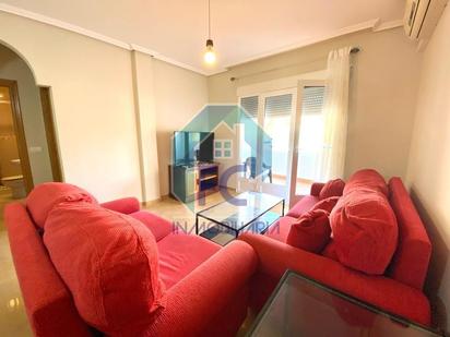 Living room of Flat for sale in Pulpí  with Air Conditioner, Terrace and Furnished