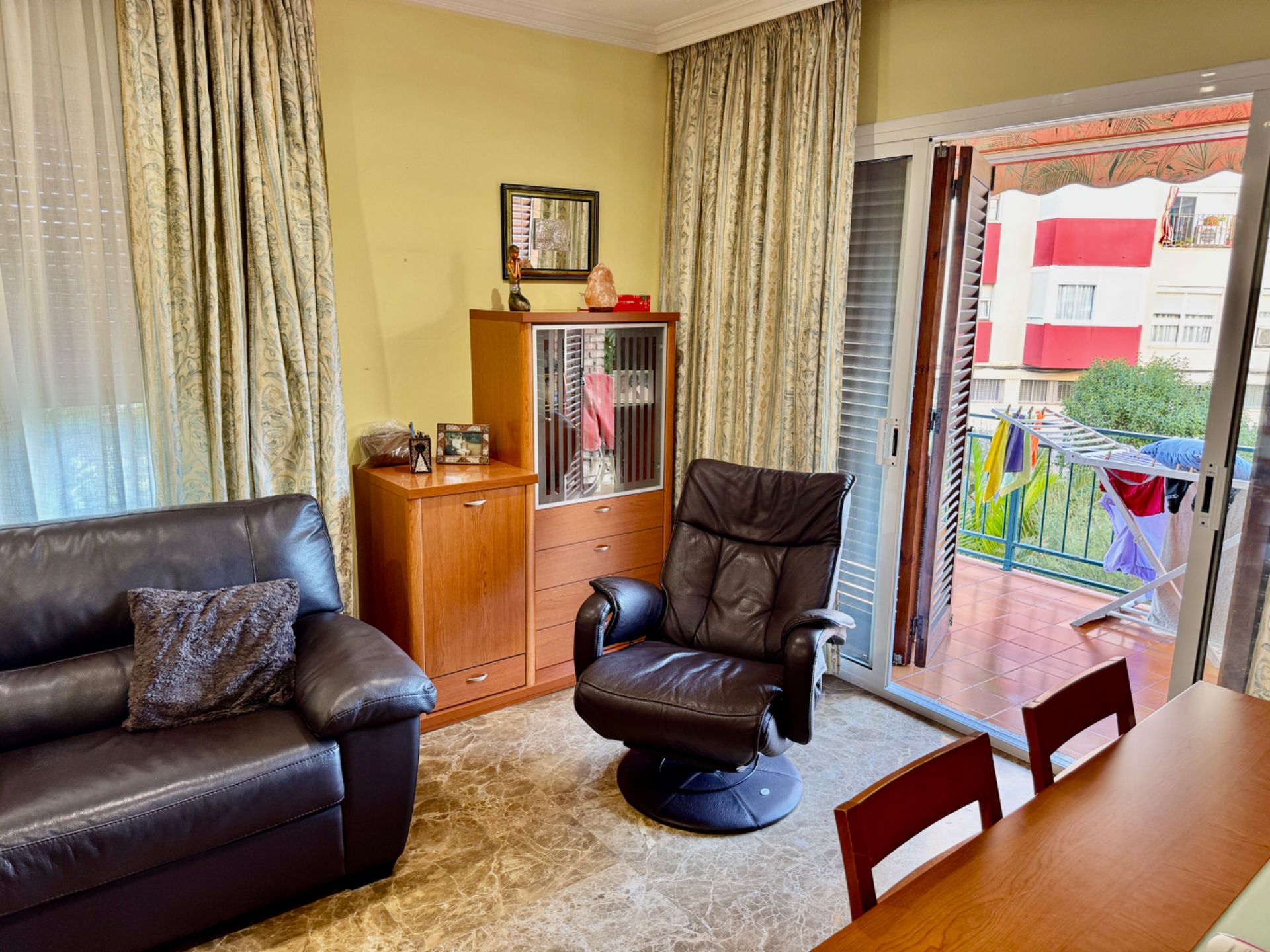 Living room of Flat for sale in  Tarragona Capital  with Heating, Furnished and Oven