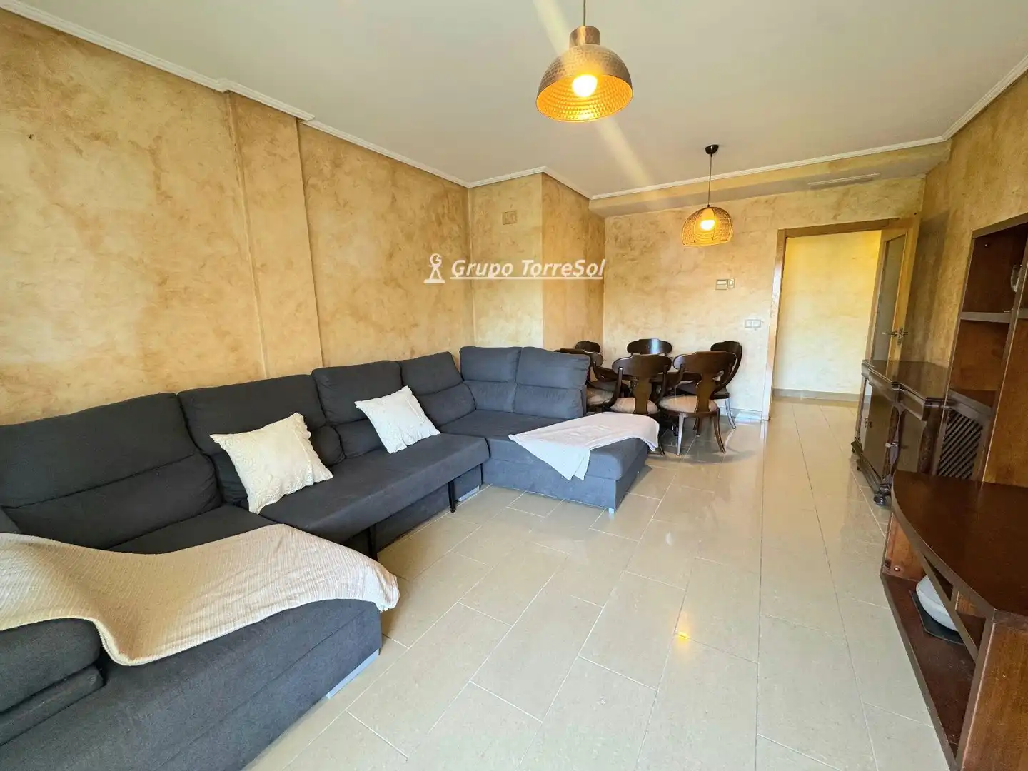 Sala de estar de Piso en venta en Elche / Elx con Aire acondicionado, Calefacción y Terraza