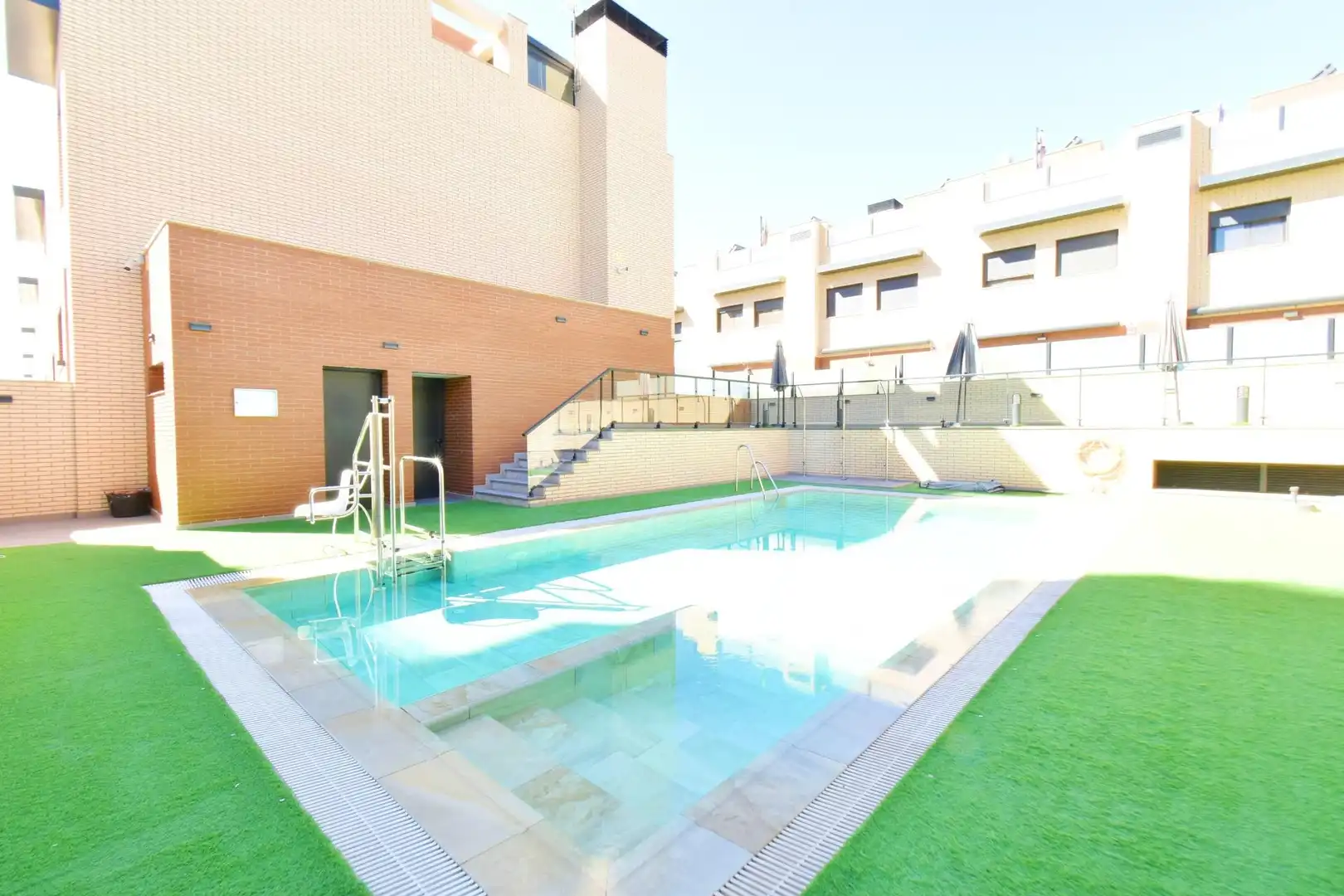 Swimming pool of Detached homes for sale in Almería  with Air Conditioner, Terrace and Furnished