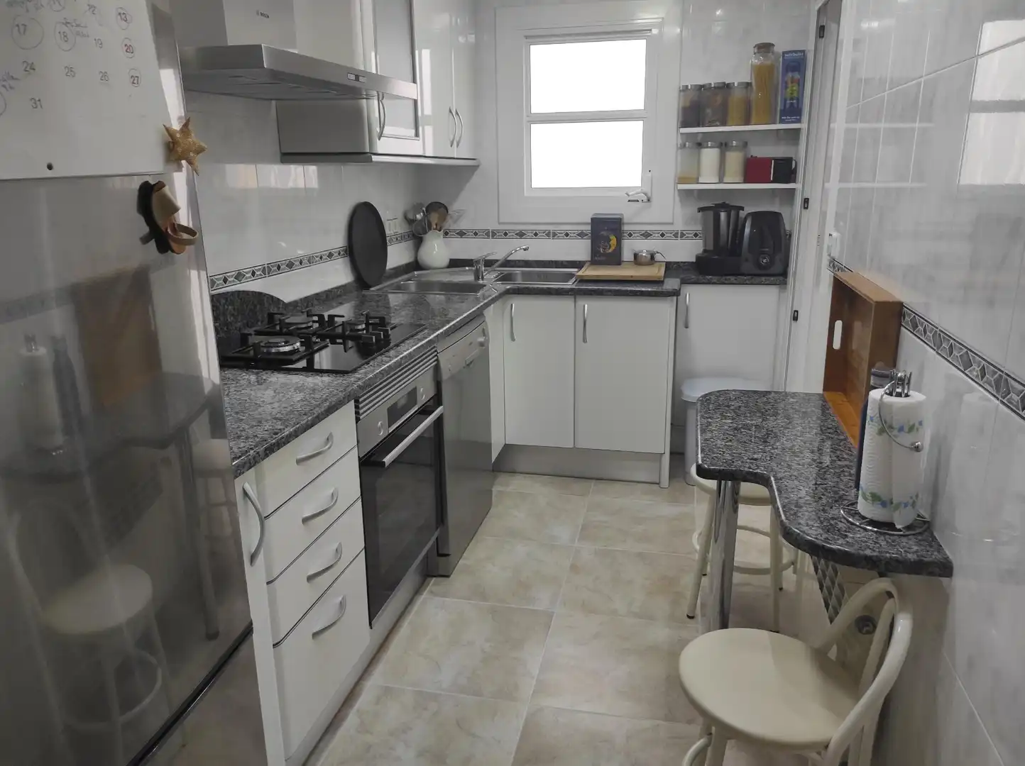 Kitchen of Flat for sale in Sant Just Desvern  with Air Conditioner, Heating and Balcony