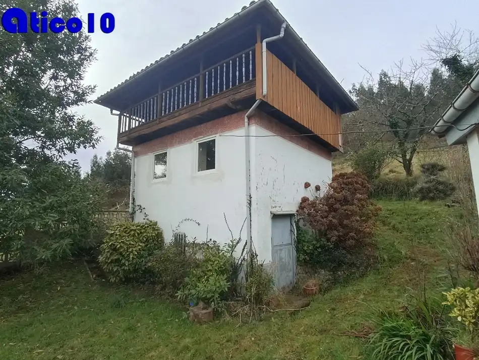 Vista exterior de Casa o chalet en venta en Boal con Calefacción y Amueblado