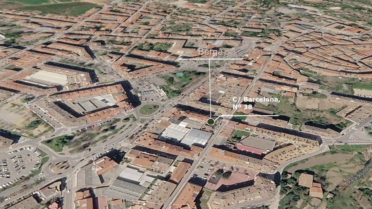 Vista exterior de Oficina en venta en Berga