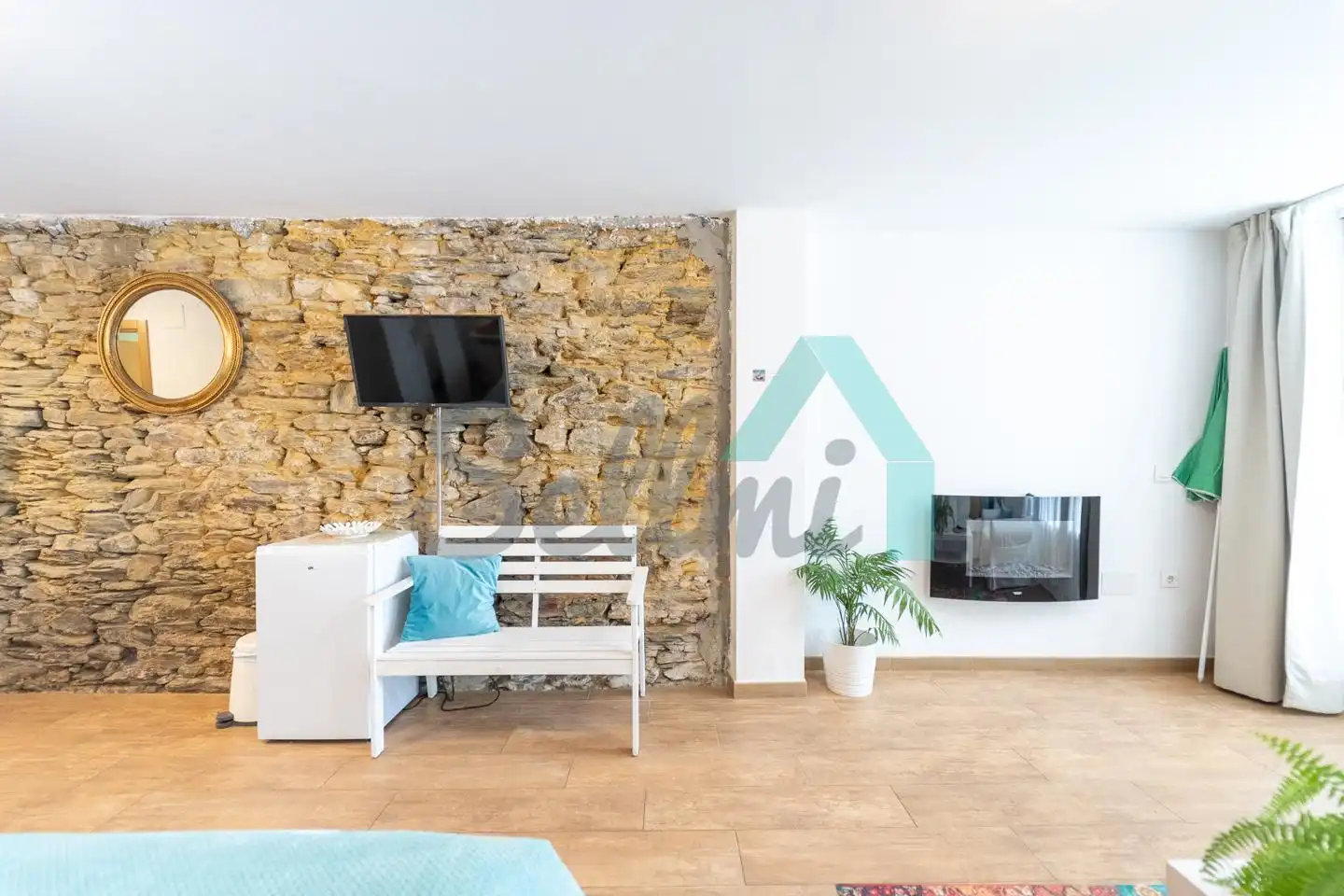 Sala de estar de Casa adosada en venta en Ribadeo con Calefacción, Jardín privado y Terraza