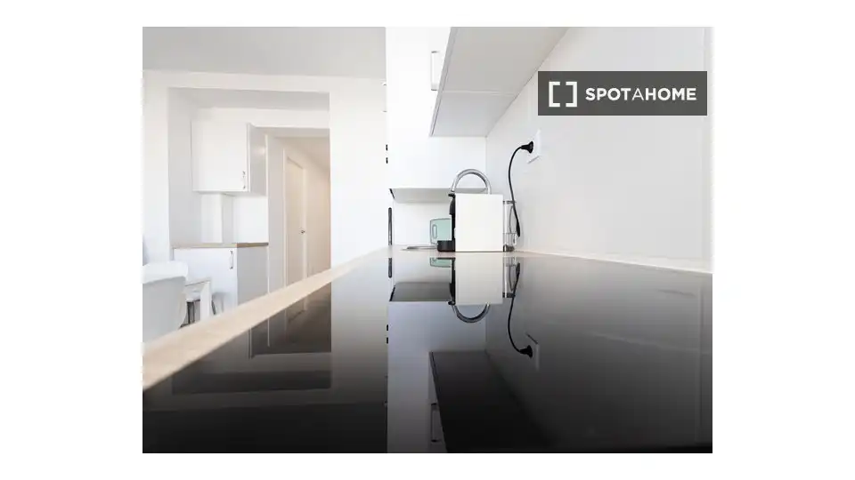 Kitchen of Flat for rent in Sueca  with Air Conditioner, Heating and Furnished