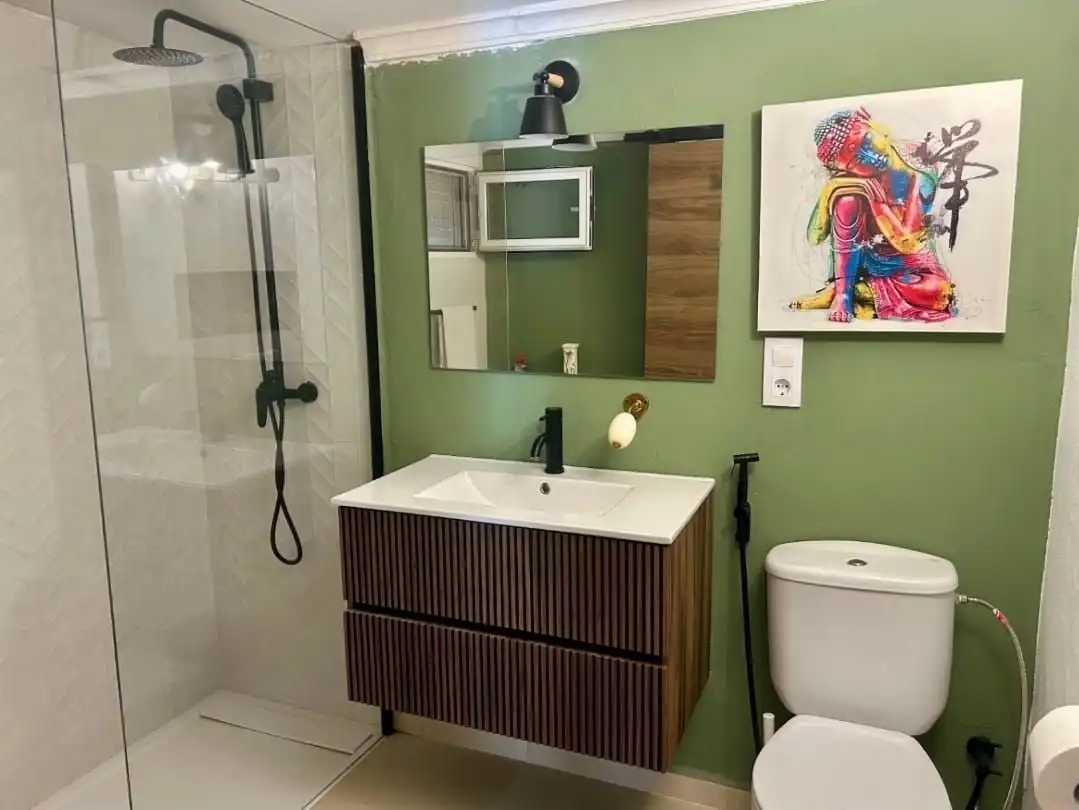 Bathroom of Houses for sale in Dénia  with Air Conditioner, Private garden and Terrace